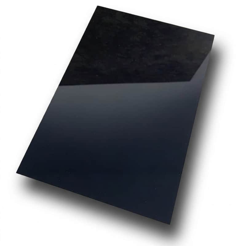 Pickguard Sheet Blank – 2 Ply Black – 300x195mm (11.81" x 7.68") – ACB2-08 image 1