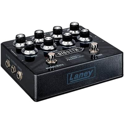 Laney Digbeth Series Bass Pre-Amp Effects Pedal Regular Black image 2