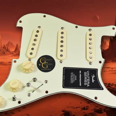 "VULCAN" 60S Hot Wired Fender Loaded Stratocaster Pickguard STARSHIFTER™ PLASMA image 1