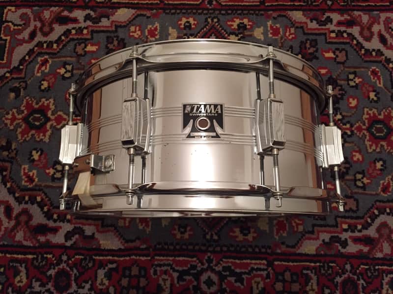 Tama 7006 Swingstar 6.5x14" 8-Lug Chrome Steel Snare Drum 1984 - 1988 image 4