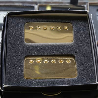 Bare Knuckle Bootcamp True Grit 6 Humbuckers - Gold Cover / 50mm Set image 1