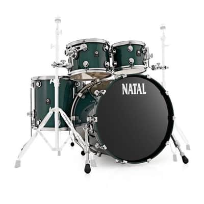 Natal Café Racer Drum Kit Shell Pack | 4pc 22" - British Racing Green image 1