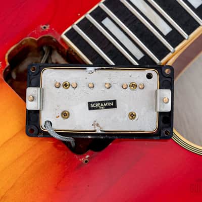 1984 Greco Mint Collection EG500C Custom Vintage Guitar Cherry Sunburst w/ Screamin PAFs, Japan Fujigen image 18