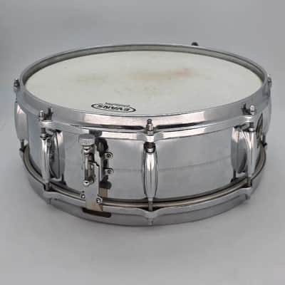 Used Vintage Gretsch 4160 Chrome Over Brass Snare Drum 14x5 - Good image 3