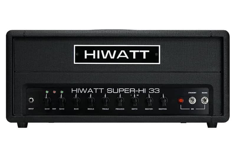 Hiwatt Super-HI 33 Head 30W 2-Channel Electric Guitar Amplifier Head with Extreme Gain image 1