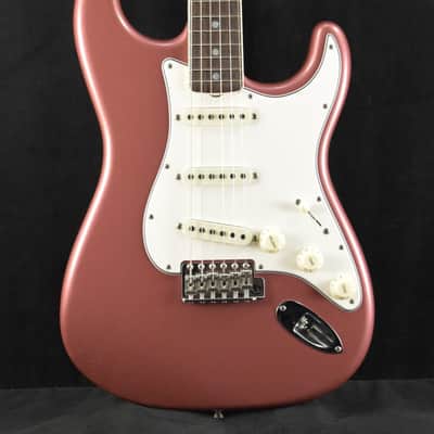 Mint Fender Limited Edition Roasted '65 Strat DLX Closet Classic - Aged Burgundy Mist Metallic image 1