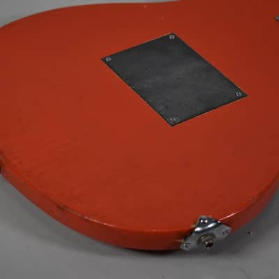1960s Vox Clubman Red Finish Left-Handed 4 String Electric Bass image 11