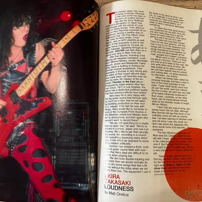 Guitar For The Practicing Musician RATT Warren DeMartini Robin Crosby Dec 1985 Back Issue with Tab image 4