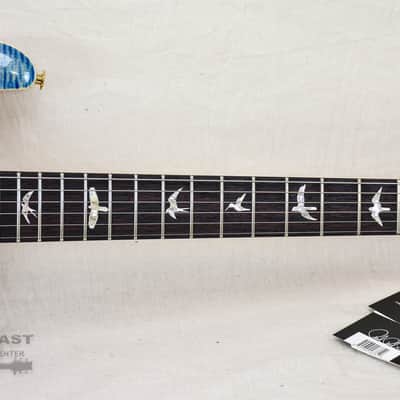 PRS Guitars DGT Signature Birds - Faded Blue Jean 10 Top image 5