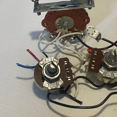 1990's Fender USA Stratocaster Guitar Complete Electronics Wiring Harness TBX image 5