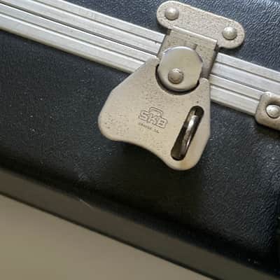 1990's Fender USA Stratocaster Telecaster Black Molded Hardshell Guitar Case Butterfly Latches image 17