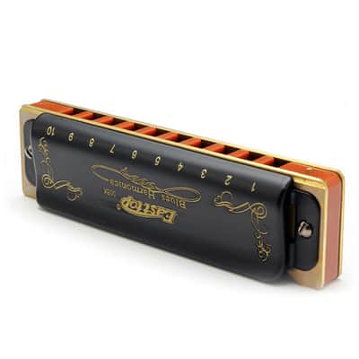 Easttop T008K 10 Hole Harp Diatonic Harmonica Bluesharp -Key of A image 3