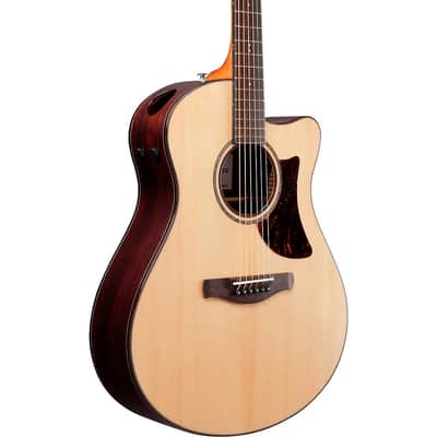 Ibanez AAM380CE Advanced Auditorium Acoustic-Electric Guitar Regular Natural image 6