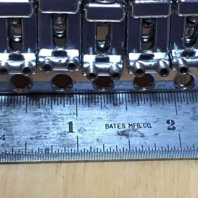 Vintage Solid-Copper Strat Style 6 Screw Synchronized Tremolo Bridge made by Tokai S.T.C. image 10