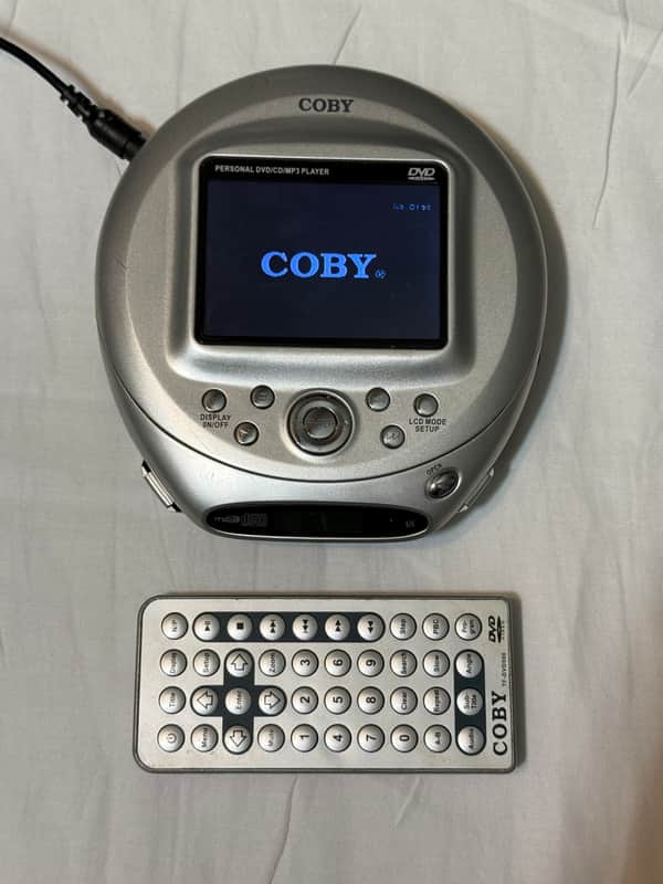 Coby Coby TF-DVD500 Portable DVD/CD/MP3 Player W/ Accessories image 1