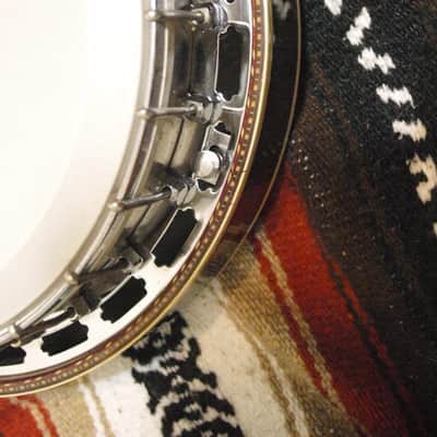 Iida Model 229 5 string Archtop Resonator Banjo 1979 natural w/ gig bag image 7