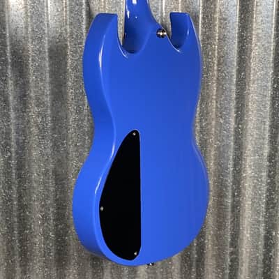 Westcreek Guitars Racer SG Offset Style Blue #0077 Used image 7