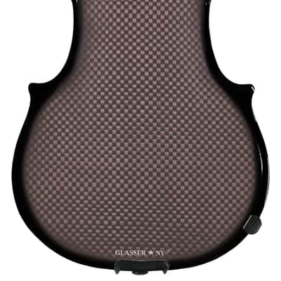 Glasser Carbon Composite Acoustic Electric 6-String Violin (4/4 Size) 2020s AE Champagne image 2