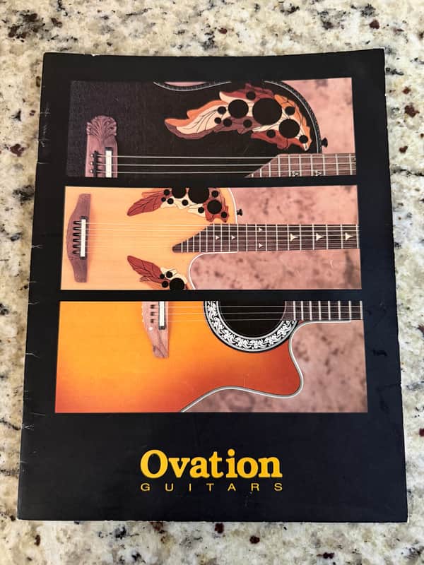 Ovation Catalog 1994 Viper Adamas II elite standard custom legend balladeer celebrity ultra deluxe image 1