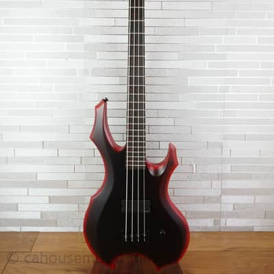 ESP LTD FL-4 Fred Leclercq Signature - Black Red Burst Satin image 14