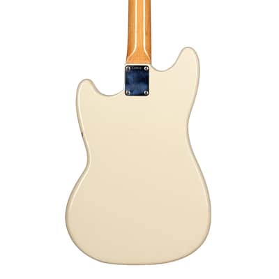 Fender Mustang Guitar with Rosewood Fretboard 1964 Olympic White image 2