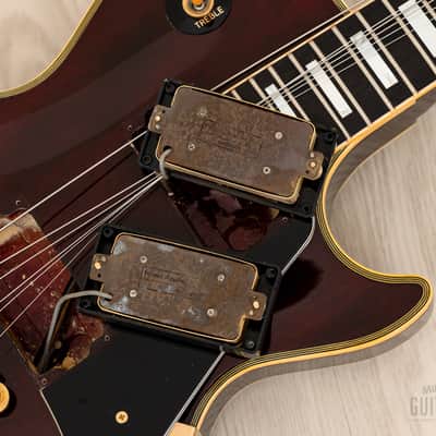 1981 Tokai Love Rock Custom LC100 Vintage Guitar Wine Red, 100% Original w/ Case image 16