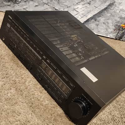 Yamaha Vintage Yamaha R-100 AM/FM Stereo Receiver 80s - Black metal case image 7