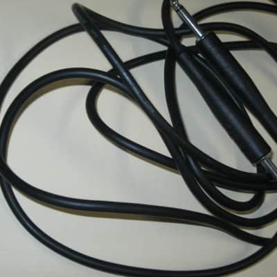 lightly used genuine Fender instrument cable, 10 feet, black PVC - Professional OFC (oxygen-free copper) Noiseless Instrument Cable (1/4" Straight TS Male to 1/4"Straight TS Male plugs) image 22
