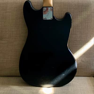 Fender Musicmaster 1978 - Black Left Handed image 2