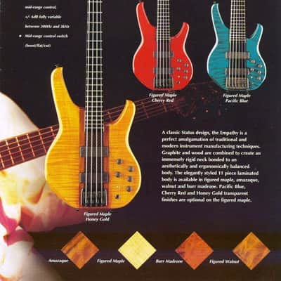 Status Graphite Empathy 5 String Electric Bass with Hard Case image 21