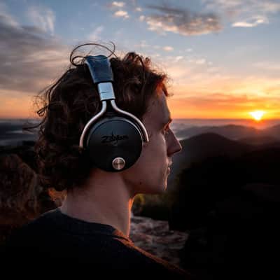 Zildjian ALCHEM-E Perfect Tune Wireless Over-Ear Headphones with 2 Levels Active Noise Cancellation, Bluetooth 5.3, and Customizable EQ Settings (Black) image 6