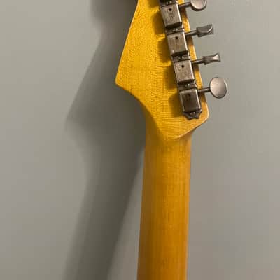Warmoth S-Type - Three Tone Sunburst - Lightly Aged Nitro finish image 21