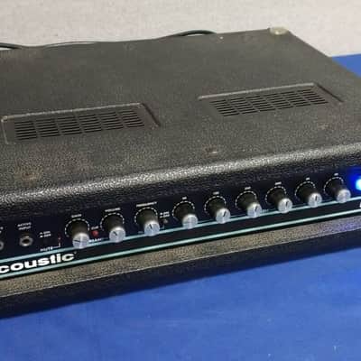 Acoustic B600H 600W Bass Amp Head Speakon and 1/4" Speaker Outputs Tested Good image 1