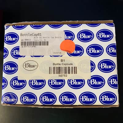 Blue B1 Bottle Cap Mic Capsule, Like New, with original Packing and wood box image 4