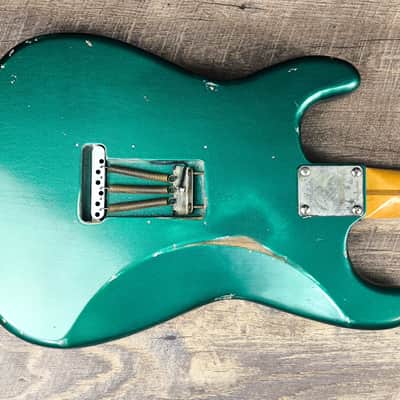 MyDream Stratocaster Custom Built - Relic Sherwood Green Asyllum Voodoo '60 image 9