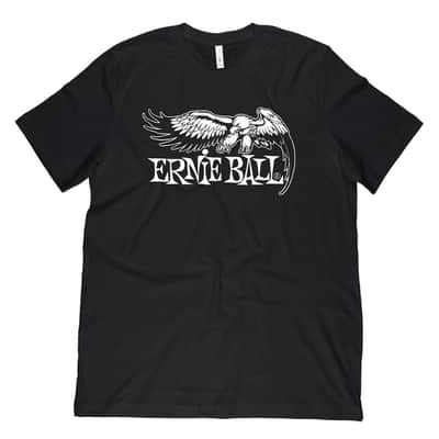 Ernie Ball Classic Eagle Black T-Shirt - Extra Large image 1