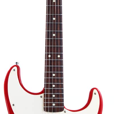 1987 Kramer E.E. Pro 1 Elliot Easton RED Signature Super Strat -- White Pickguard, Stratocaster 1980's image 6