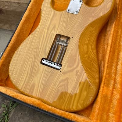 HS Anderson Strider (like Fender Stratocaster S-style) 1977 - Natural Made in Japan image 11