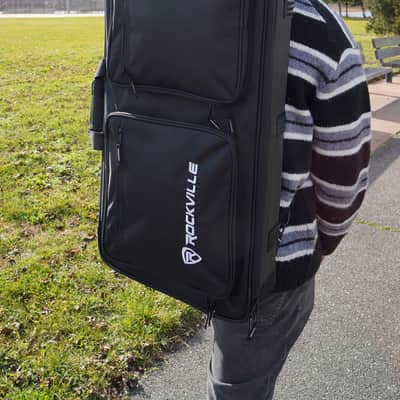 Rockville DC27 Padded DJ Bag Backpack Fits Akai Professional MPK249 image 9