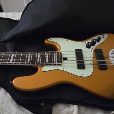 Lakland Skyline J-Sonic 5 2010's - Aztec Gold image 7