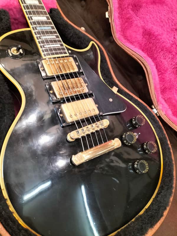 Gibson Les Paul Custom 3 Pick Up Black 1980 image 1