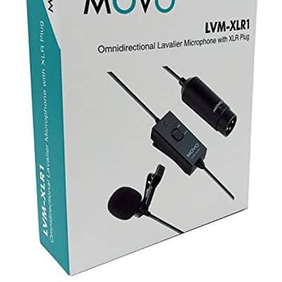 Movo LVM-XLR1 Self-Powered XLR Omnidirectional Lavalier Microphone for Mixers, Recorders, Camcorders image 5