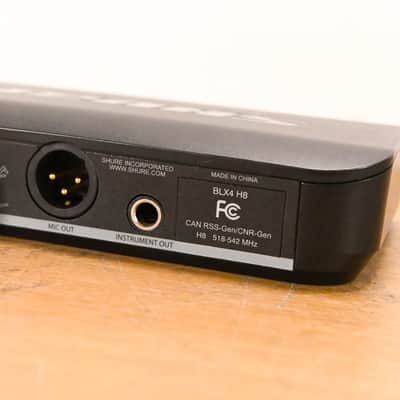 Shure BLX14 Bodypack Wireless System - H8 Band 518-542 MHz (NO PSU) CG010XD image 6