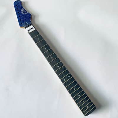 Blue Eko Guitar Maple Wood Strat Style Neck, Rosewood 22 Frets Fingerboard image 1