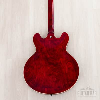 1979 Greco SA-550 Vintage ES Guitar Cherry, Near-Mint w/ Maxon U-1000 & Case, Japan Fujigen image 3