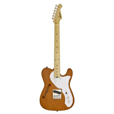 Aria Modern Classic Semi Hollow Tele Style Natural image 1