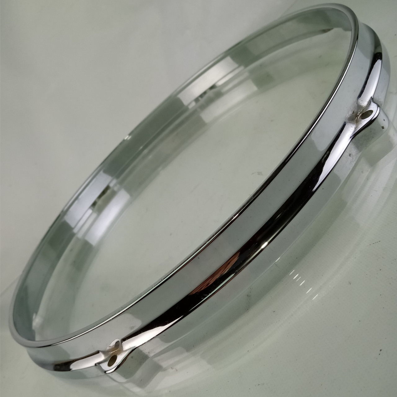 Gretsch 13" 6-Lug Die-Cast Tom Drum Rim/Hoop Chrome USA Vintage 60s-70s Brooklyn — main photograph