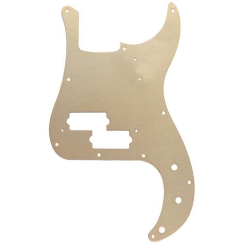 Pickguard - Fender®, for '50s P-Bass, Gold-Anodized image 1
