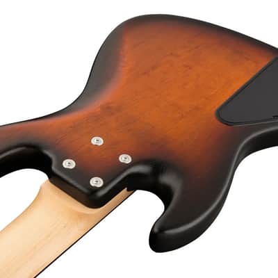 Sadowsky MetroLine 21-Fret Vintage J/J Bass 5-String Tigerstripe Ebony Fingerboard Fretless image 3