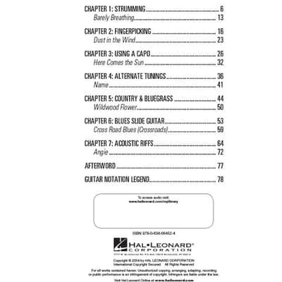 The Hal Leonard Acoustic Guitar Method - Cultivate Your Acoustic Skills with Practical Lessons and 45 Great Riffs and Songs image 3